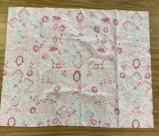 Pottery Barn Kids Kristen Paisley Pink Pillow Sham With Butterflies