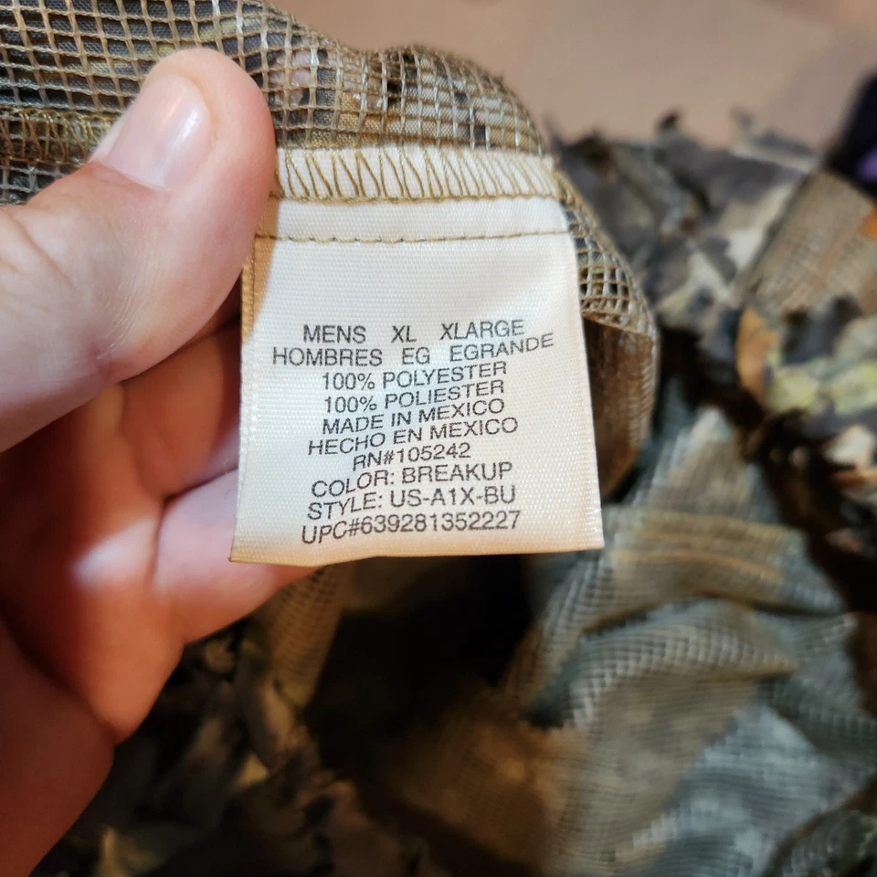 VTG Underbrush Camo 3d Leafy Turkey Hunting Shirt And Pants XL NWT 2PC Ghillie - Image 3 of 4