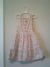 Girls floral sleeveless dress
