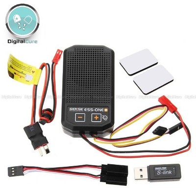 ESS-ONE+ Plus Lautsprecher Motor Sound Simulator programmierbar für RC Auto LKW etc.