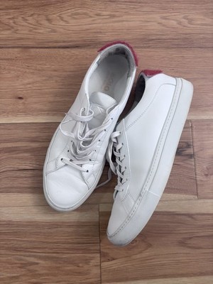 KOIO Capri White Leather Sneakers Pink  Family Edition Men Size 10 US EUR 43 