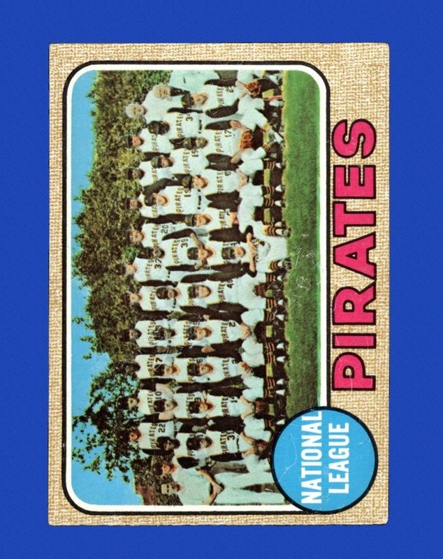 1968 Topps Set-Break #308 Pirates Team VG-VGEX *GMCARDS*