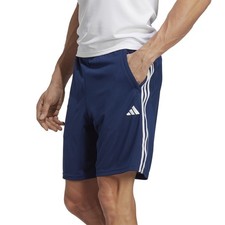 Adidas Men's Train Essentials 3-Stripes Training Shorts Size S, M Blue IB8246