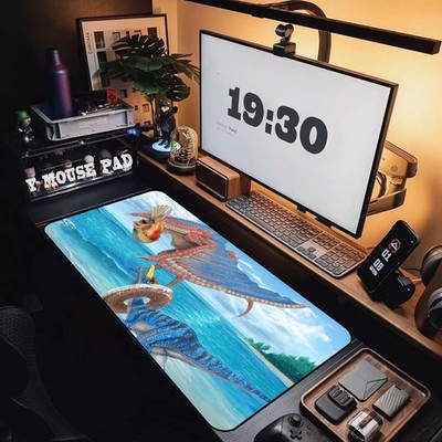 Monster Hunter Anime XL rutschfeste Mauspad Gaming Tastatur Schreibtisch PC