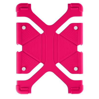 Tablet Hülle von 8,9'' bis 12'' Stoßfest Video Halterung Funktion und Tastatur Rosa
