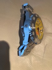 RGMT OHIO AUTOMATIC WATCH - Bezel colour silver, Dial yellow, size 45 mm case.