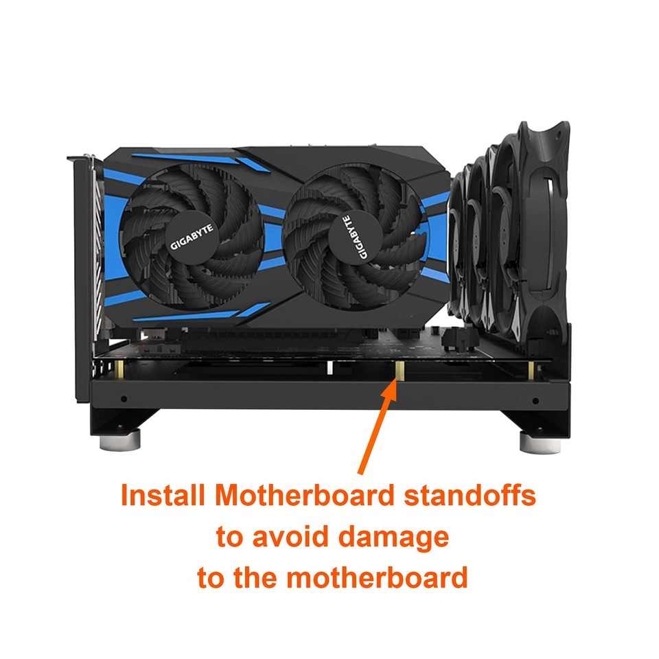 W01 DIY Portable Test Bench Open Air PC Frame Fits X79 X99 Mobo ATX ...