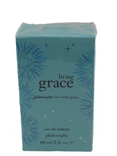 Philosophy Living Grace Eau de Toilette  2oz / 60ml New and Sealed in Box!