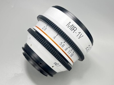 lens Mir 1v 2.8 / 37mm REHOUSE WHITE BOKEH lens Cinemod Canon EF mount