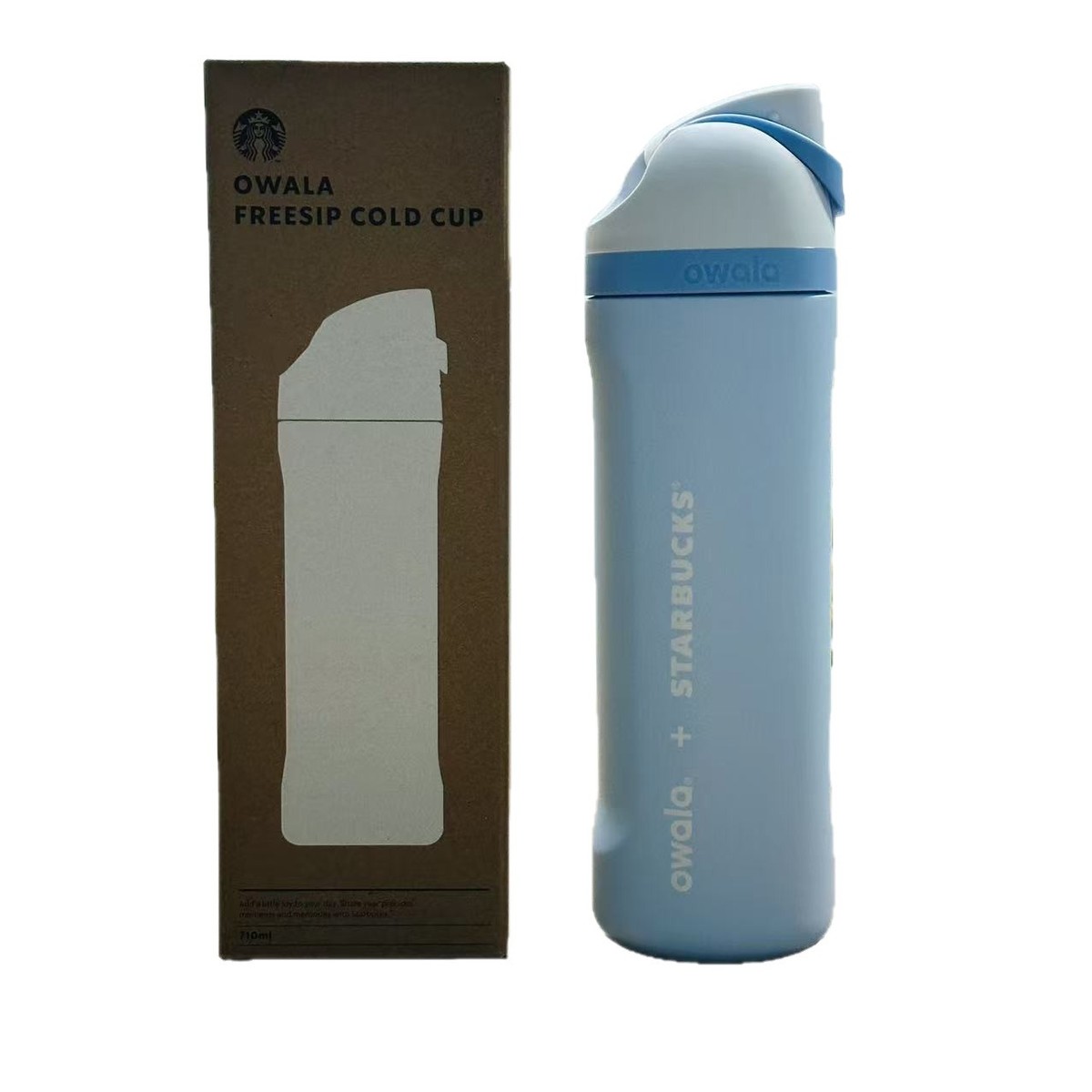 Starbucks Owala Freesip Coldcup 24oz Stainless Steel Water Bottle