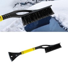 27" Detachable Aluminum Snow Brush Ice Scraper for Car Windshield - Ergonom...