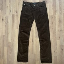 APC Brown Corduroy Trousers 34W 33L In Great Condition