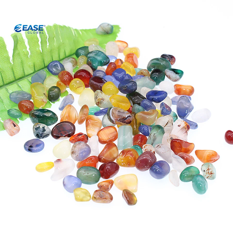 50G - 1KG Mixed Agate Crystal Chips BULK Grade Natural Gemstone Polished Mini AU - image 3 of 4