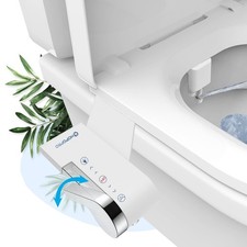 Bidet Attachment for Toilet, Non-Electric Bidet Ultra-Slim Dual Nozzle  Femi...