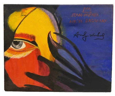 HIGHLIGHT_ Andy Warhol / Jean-Michel Basquiat_ Pop Art _Sign. Dat_40,0 x 50,0 cm - Bild 1 von 4
