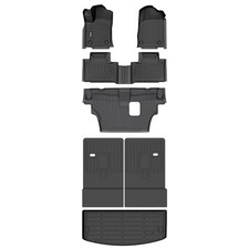 GINOWY-Floor Mats Cargo Liner for Dodge Durango 2016-2026 Only for 7 Seats...