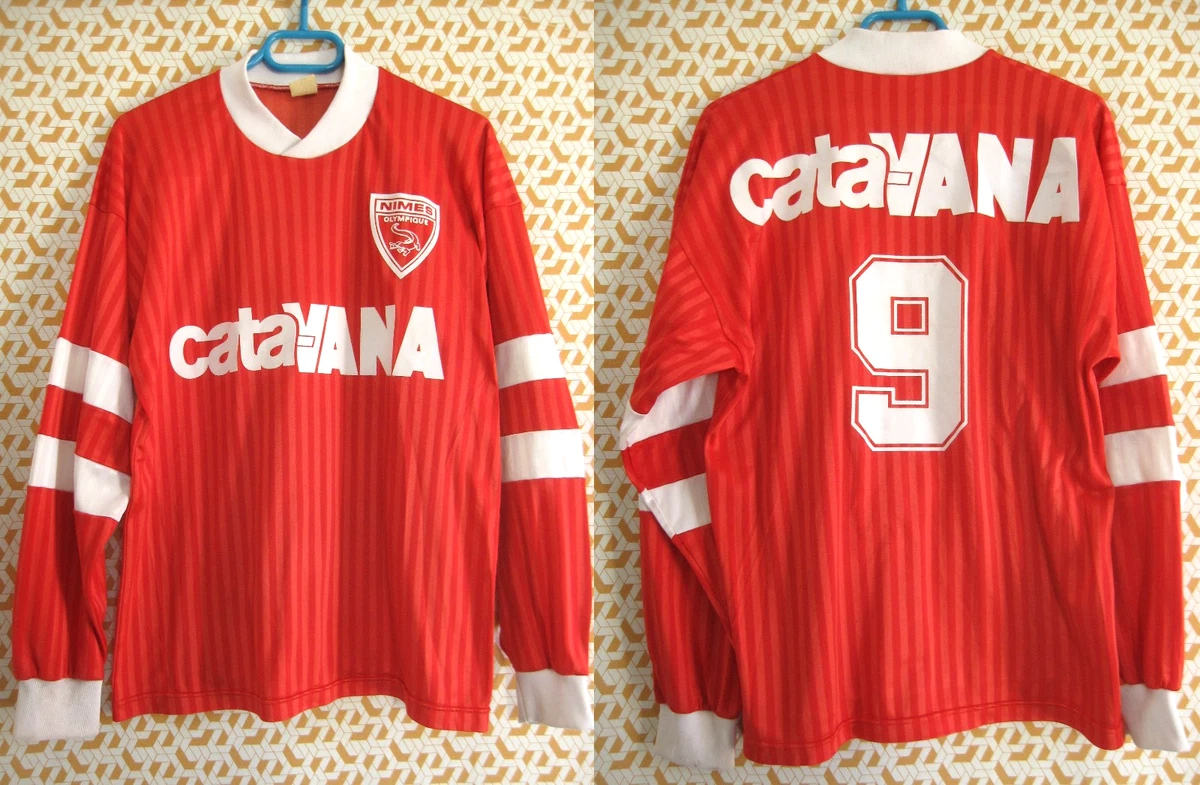 Fanion Vintage Nîmes Olympique - Supporteur Football Ancien Collection Ann Es 1020175