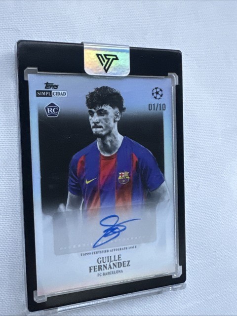 Topps Simplicidad Fc Barcelona Guille Fernández Rookie Auto /10