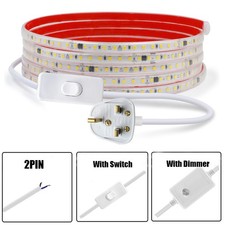 LED Strip Lights 220V 2835High Density Flexible Tape Waterproof Commercial Light