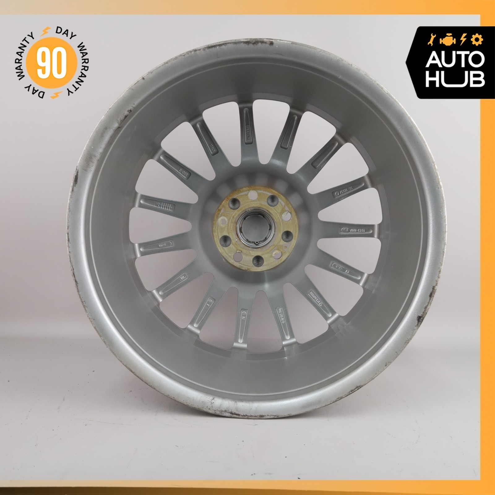 Aston Martin DB9 8.5 x 19 19" Front Wheel Rim Silver 4G431007FA OEM