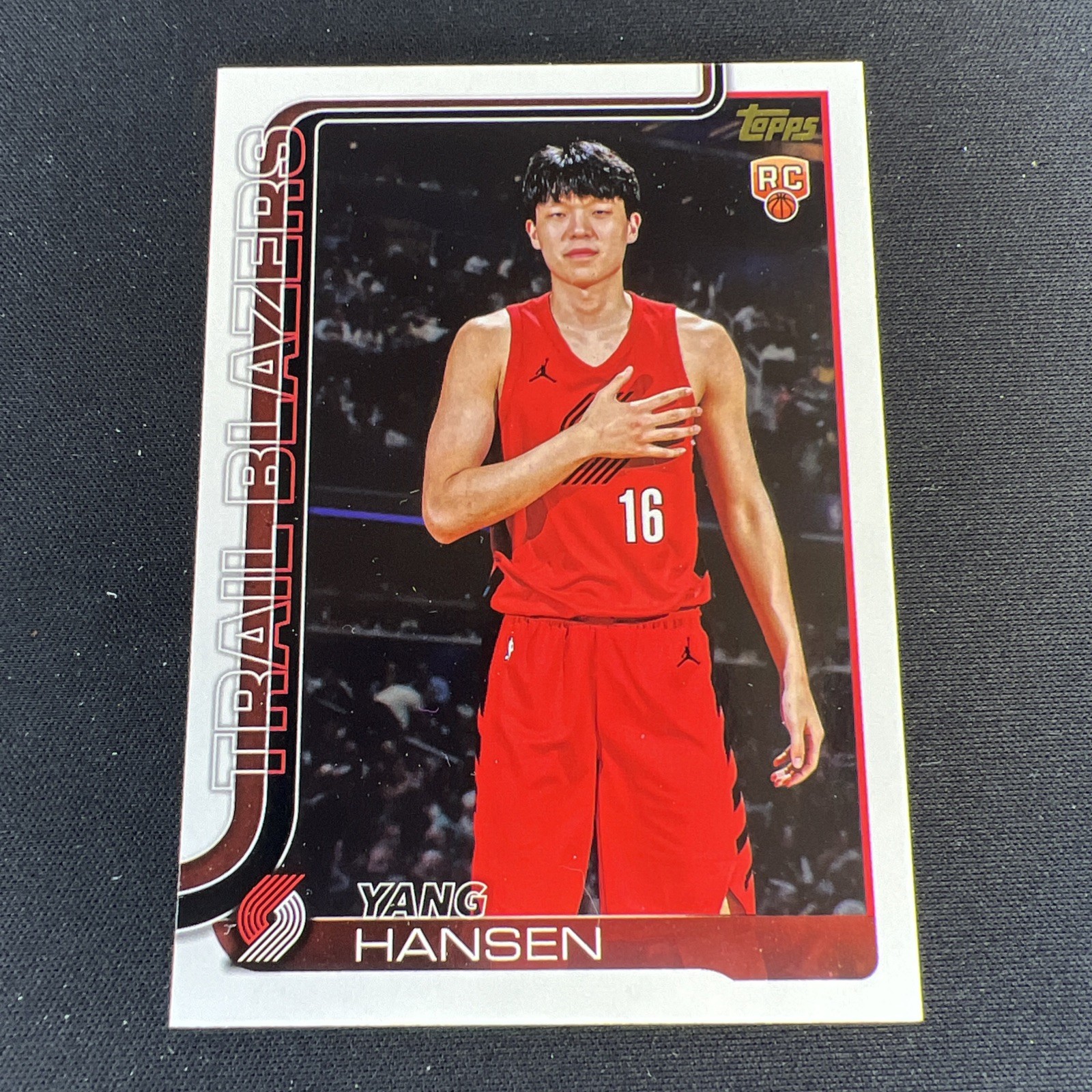2025-26 Topps Yang Hansen Golden Mirror Image Variation SSP RC Rookie #216