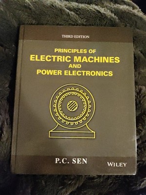 Principles of Electric Machines and Power Electronics Hardcover 