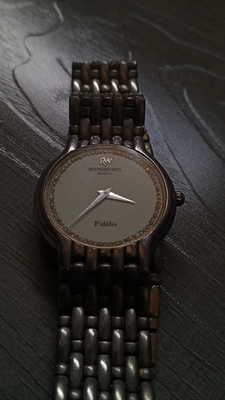 レイモンドウェイル 4802 Fidelio デイト 18K Raymond Weil 4802 Fidelio Unisex 18k Gold Plated Watch for sale
