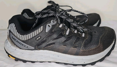 Merrell Antora 3 Trail Running Walking Hiking Shoes Black Women s Size 7.5
