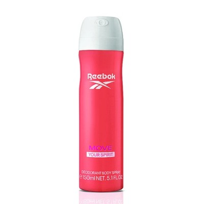 Reebok Move Your Spirit Deodorant Body Spray, 5.1 fl oz (150ml)