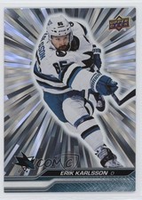 2023-24 Upper Deck Series 2 Outburst Erik Karlsson #395 13kb