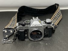 Canon AE-1 Program 35mm Film SLR Camera Body, Chrome Parts/Repair