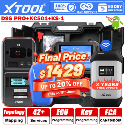 XTOOL D9SPRO KC501 KS-1 Auto Programmer Car Diagnostic Tool E.CU Coding Scanner