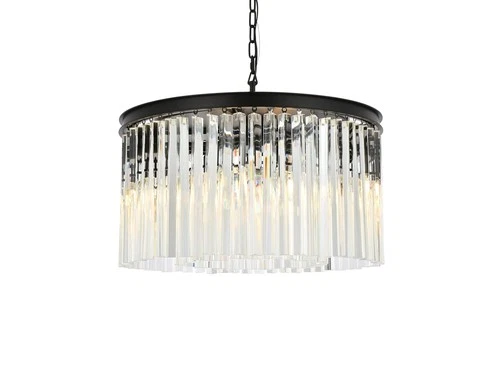 Elegant Lighting Sydney 26" 8 Light Royal Crystal Chandelier - Picture 1 of 9