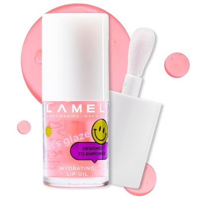 Lamel Hydrating Lip Oil LET`S GLAZE - 0.47 Fl Oz (Pack of 1), 401 Marshmallow 