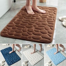 Brand New Bathroom Mat Memory Foam 3D Effect Absorbent Bathmats Floor Home