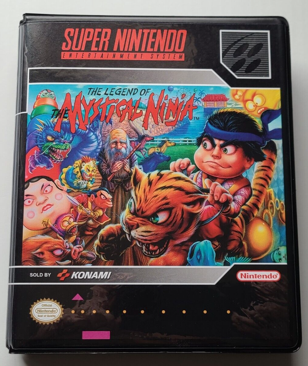 Legend of the Mystical Ninja CASE Super Nintendo SNES Box BEST