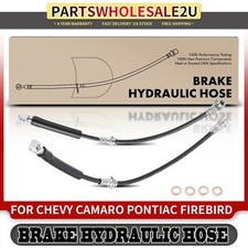 2x Manguera hidráulica de freno delantera derecha y derecha para Chevrolet Camaro Pontiac Firebird 84-92