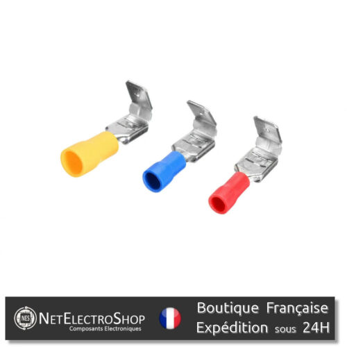 Cosse Electrique à Sertir avec Dérivation (Piggy Back), 6.3mm, Cable 0.5 à 6mm² - Imagen 2 de 11