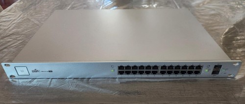 Ubiquiti UniFi Switch 24 Port US-24-250W POE+ SFP Gigabit Switch fully tested