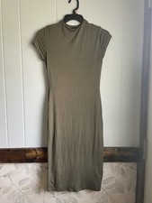 Popular Basics Dress Small Bodycon Green