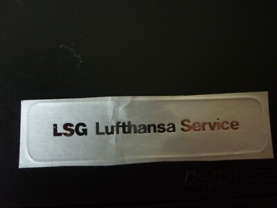 alter Aufkleber Sticker  LSG Lufthansa Service