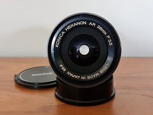 Nr Mint - Konica AR Hexanon 28mm f3.5 Wide Angle Lens - M447
