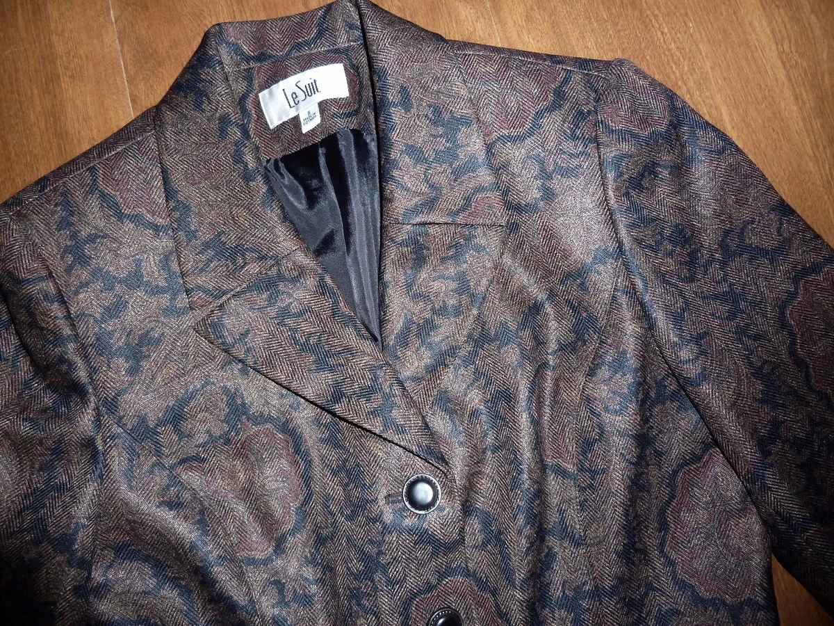 Black paisley cheap blazer