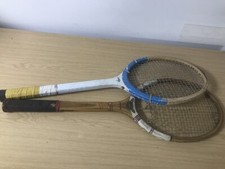 Vintage Dunlop Max ply Fort Deluxe Racket 2 items LOT