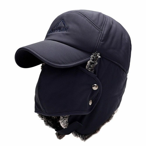 Mens Winter Windproof Warm Hat with Ear Flap Trapper Hats for Skiing Hunting - Bild 8 von 12