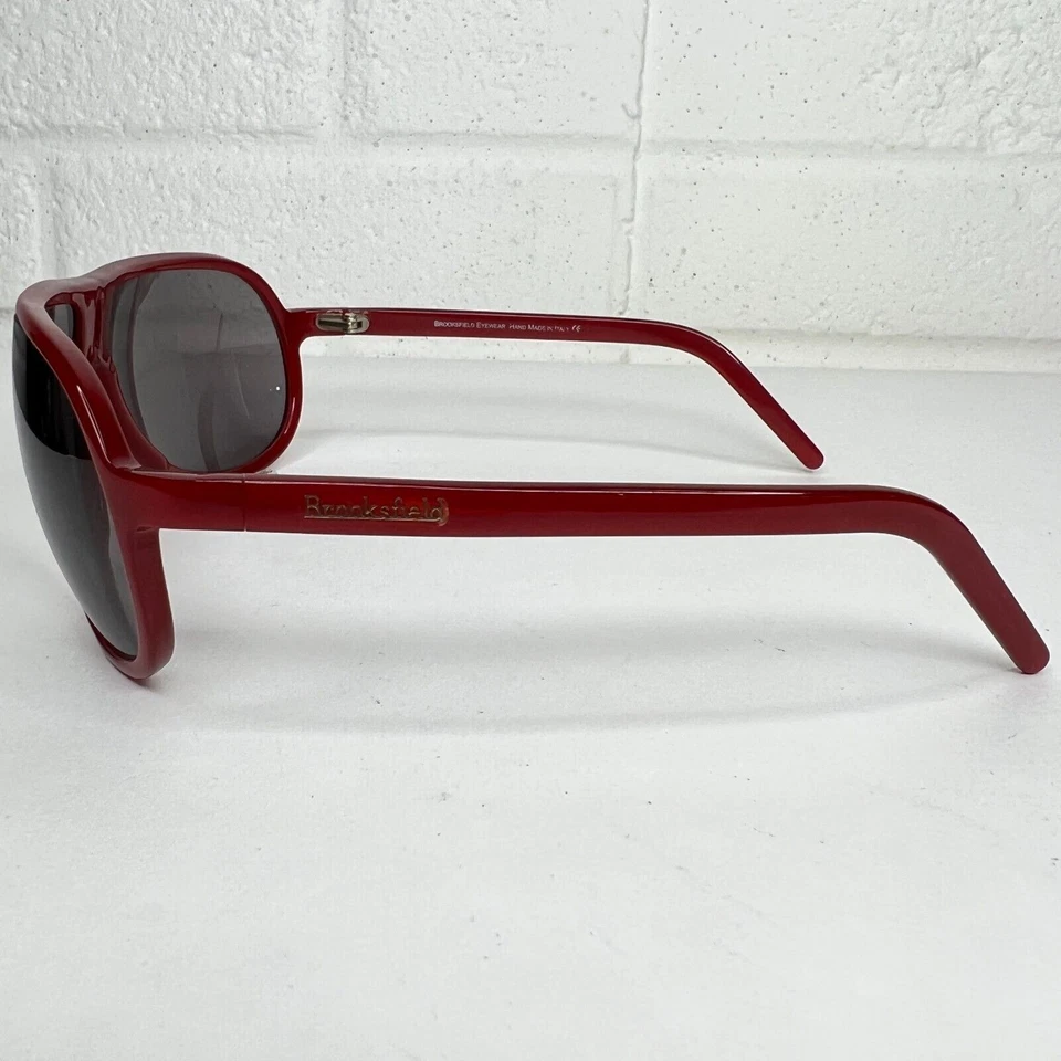 Gafas de sol Brooksfield mod BK 12 col 108 talla 64/19 marco rojo lentes negras H1726 Foto 3 de 4