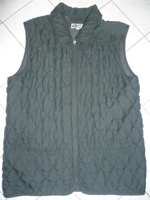 Damen Jacke ärmellos Gr.M, QS, d`grün Weste, gebr.wie neu