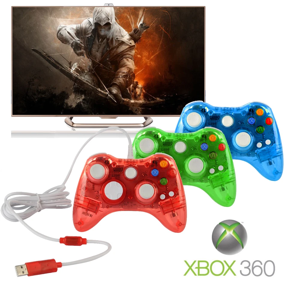 USB N64 SNES Xbox 360 Controller GamePad Joypad for Windows 7 8 10 11 PC Mac - Image 3 of 4