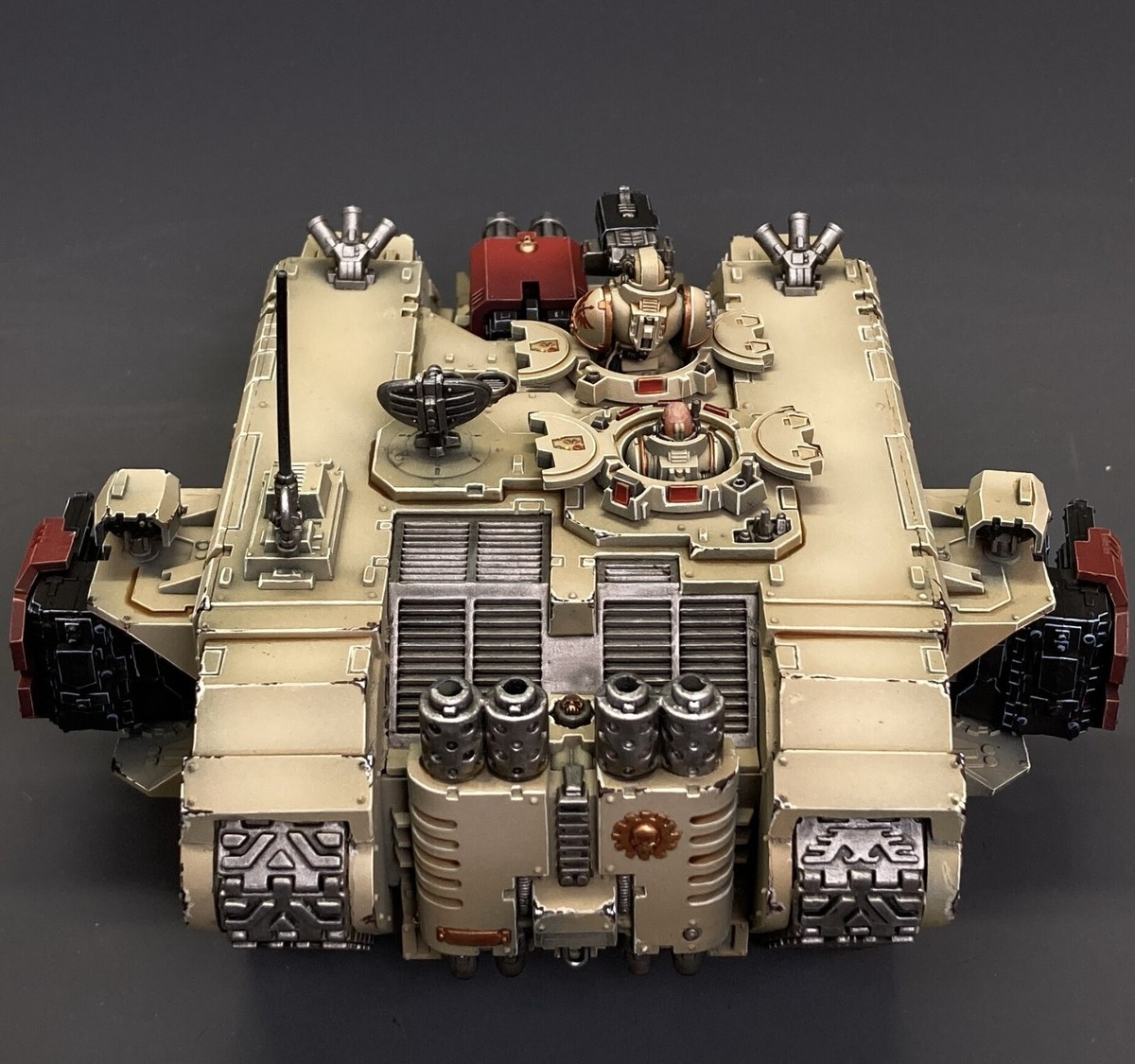 WH40K Black Templars Land Raider Crusader Pro Painted
