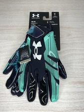 UA UNDER ARMOUR F8 LOCK IN ADULT LARGE RECEIVER FOOTBALL GLOVES 1370840-005